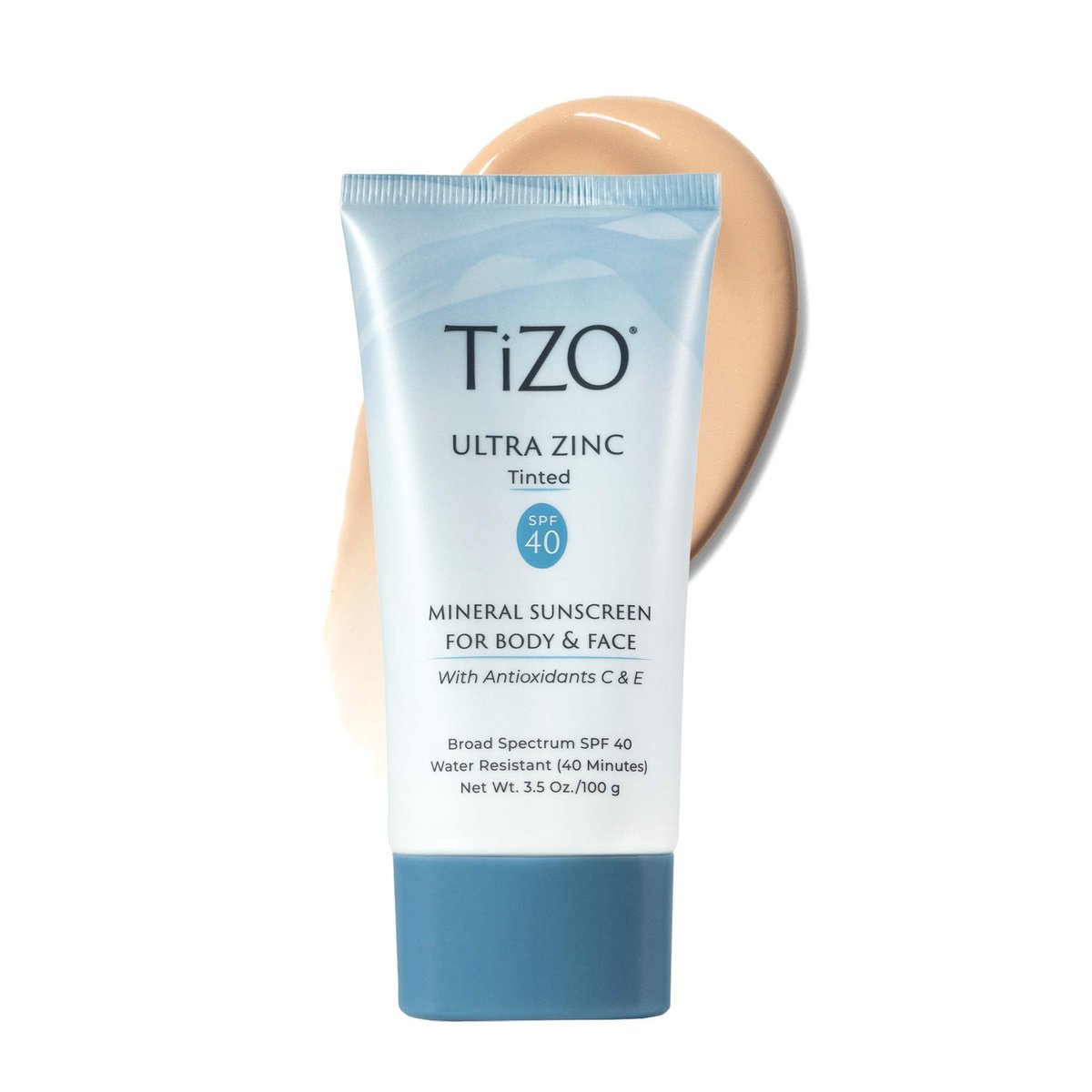TIZO Ultra Zinc Body & Face Sunscreen Tinted SPF 40, 3.5 oz Avelisse
