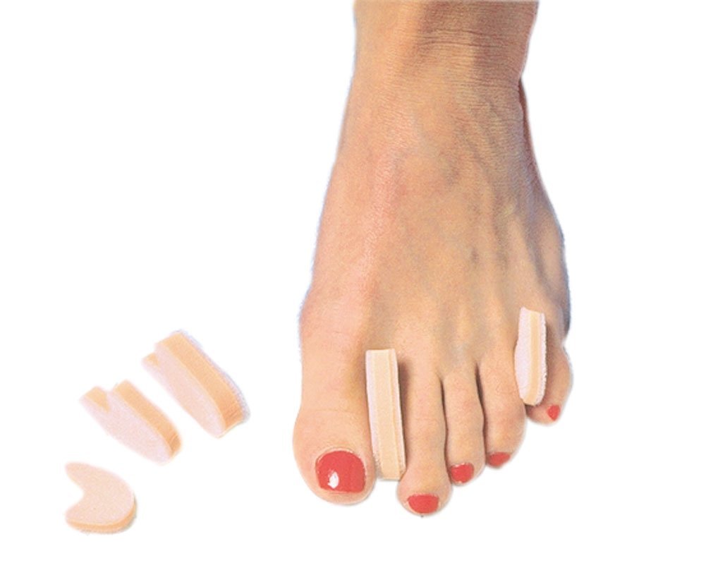 Pedifix Toe Separator Small Box of 12 – Polyfoam Toe Spacers for Overlapping Toes, Corns & Bunion Relief Avelisse