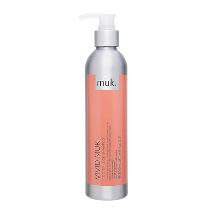 MUK. Vivid Colour Lock Shampoo - Color Care with UV Protection for All Hair Types, 300ml