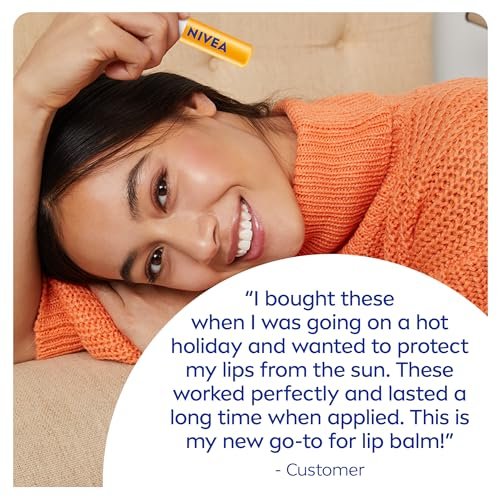 NIVEA Sun Caring Lip Balm Sticks SPF 30 Duo – Color: Clear – Image 10