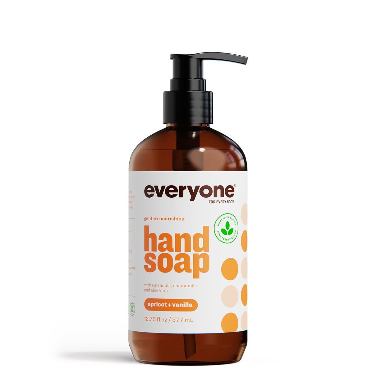 Everyone Liquid Hand Soap, 12.75 oz - Apricot & Vanilla with Essential Oils for Kitchen & Bathroom Avelisse