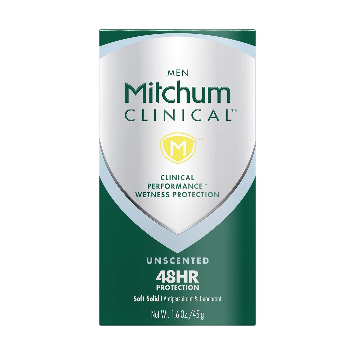 Mitchum Men Clinical Soft Solid Antiperspirant Deodorant, Unscented, 1.6 oz Avelisse