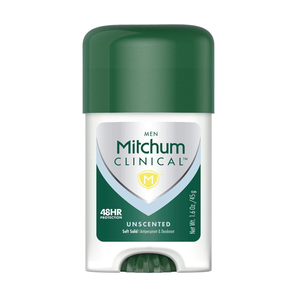 Mitchum Men Clinical Soft Solid Antiperspirant Deodorant, Unscented, 1.6 oz Avelisse