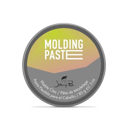JOHNNY B. Molding Paste – Pliable Hair Clay for Flexible Hold, 3 oz Avelisse