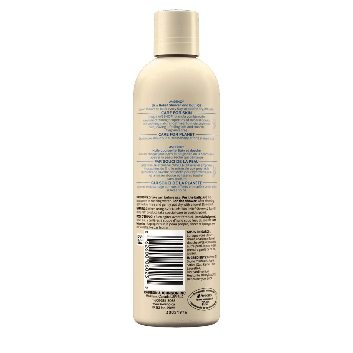 Aveeno Skin Relief Shower & Bath Oil – 10 oz (Pack of 3) – Soothing Dry Skin Treatment Avelisse