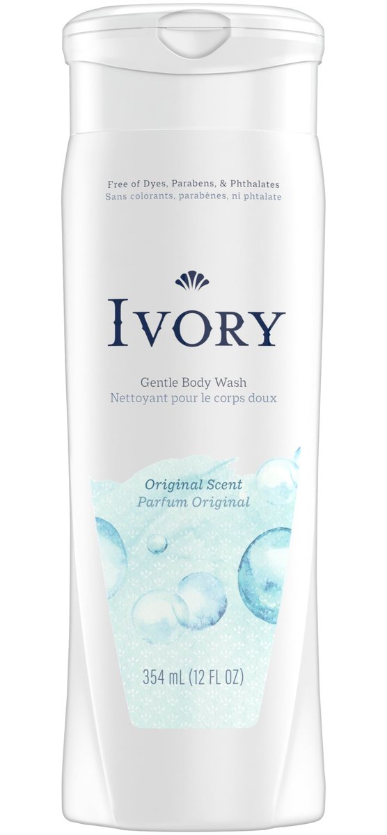Ivory Original Body Wash 12 oz (Pack of 3) – Gentle Clean for Sensitive Skin Avelisse