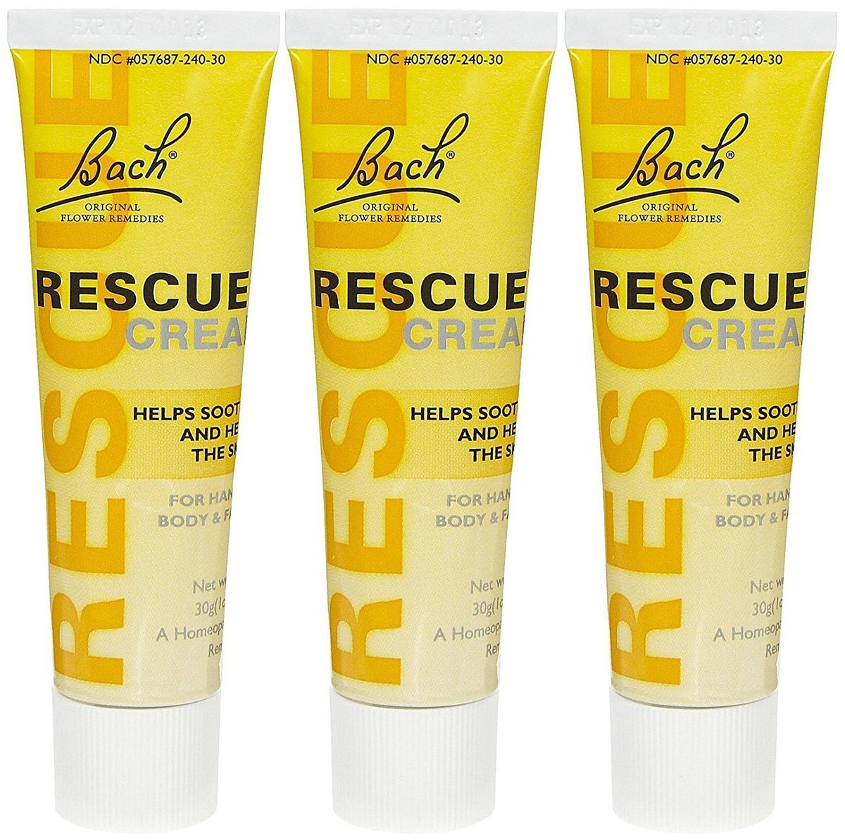Rescue Cream (formerly Rescue Remedy) - 1 oz, 3-Pack | Natural Skin Relief Avelisse