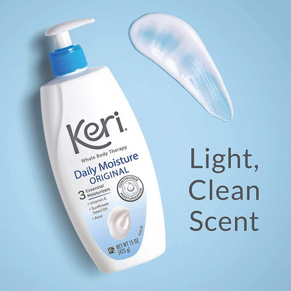 Keri Original Moisture Therapy Lotion - 15 oz (Pack of 2) - Intensive Skin Hydration for Dry Skin Avelisse