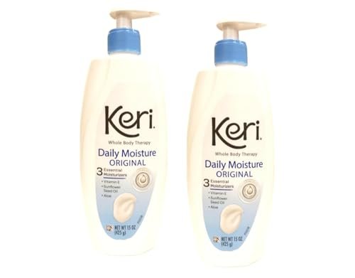 Keri Original Moisture Therapy Lotion - 15 oz (Pack of 2) - Intensive Skin Hydration for Dry Skin Avelisse