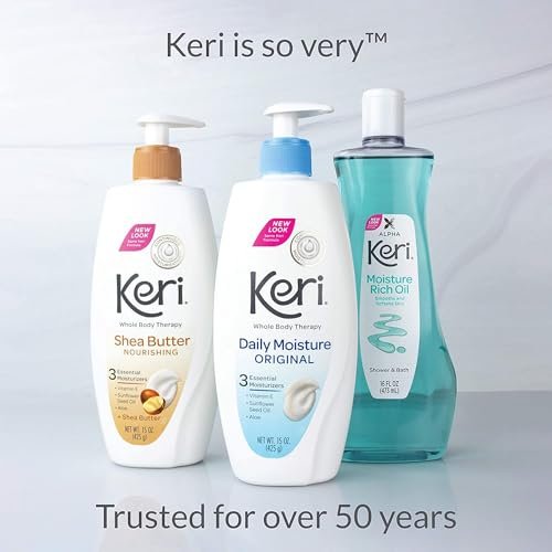 Keri Original Moisture Therapy Lotion - 15 oz (Pack of 2) - Intensive Skin Hydration for Dry Skin Avelisse