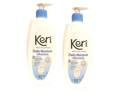Keri Original Moisture Therapy Lotion - 15 oz (Pack of 2) - Intensive Skin Hydration for Dry Skin Avelisse