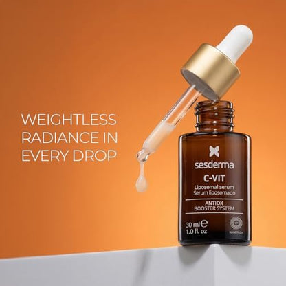 Sesderma C-VIT Radiance Serum with Vitamin C – Brightening, Hydrating Anti-Aging Serum Avelisse