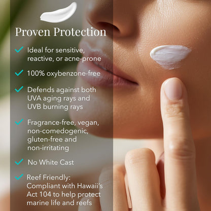 SolRX MINERAL+ SPF 50 Mineral Sunscreen with Zinc Oxide – Reef Safe, Broad Spectrum UVA/UVB Protection, Water Resistant Sunblock for Face & Body (3.4 oz) Avelisse