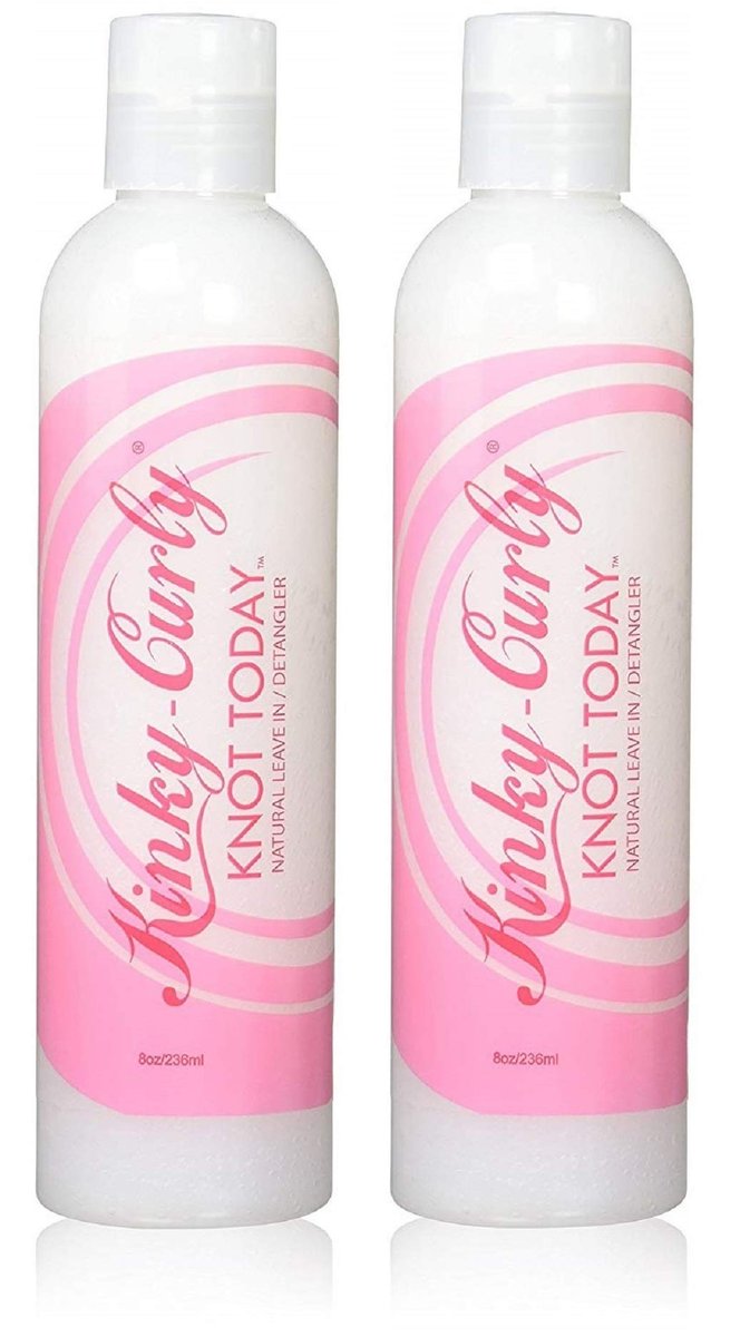 Kinky Curly Knot Today Conditioner - 8 oz (Pack of 2) - Detangling Leave-In for Curly Hair - görsel 1