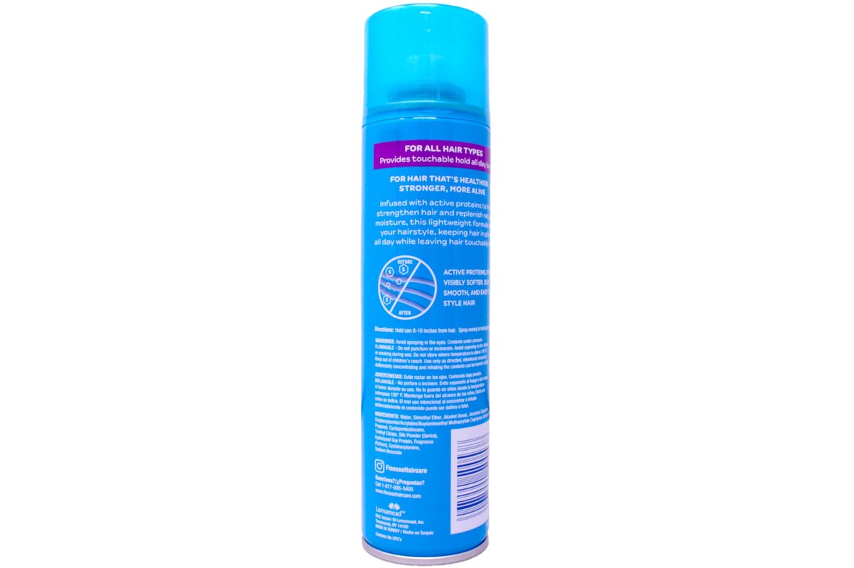 Finesse Extra Hold Hairspray with Active Proteins - Touchable All-Day Control, Humidity Resistant, 7 oz (Pack of 2) Avelisse