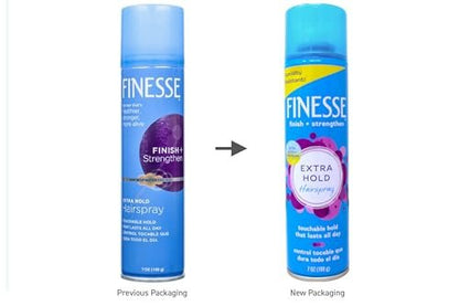 Finesse Extra Hold Hairspray with Active Proteins - Touchable All-Day Control, Humidity Resistant, 7 oz (Pack of 2) Avelisse