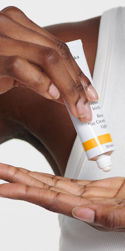 Dr. Hauschka Rose Day Cream Light – Lightweight Moisturizer for Sensitive Skin, 1 fl oz Avelisse
