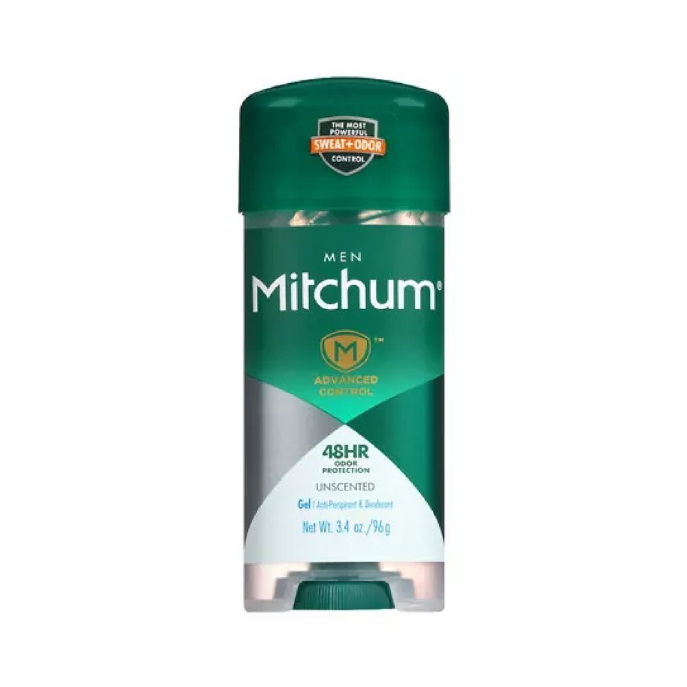 Mitchum Advanced Control Unscented Gel Antiperspirant & Deodorant, 3.4 oz (Pack of 5) Avelisse