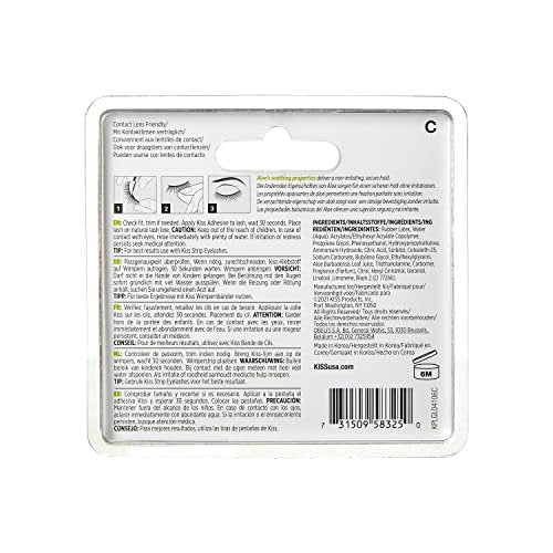 Kiss Strip Lash Adhesive Black – Long-Lasting Eyelash Glue for Secure Hold - görsel 6