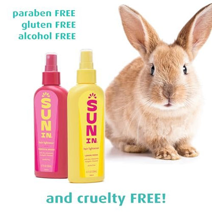 Sun In Hair Lightener Tropical Breeze - Alcohol-Free with Aloe, Chamomile & Flaxseed (4.7 fl oz, Pack of 2) Avelisse