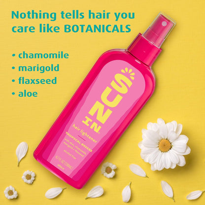 Sun In Hair Lightener Tropical Breeze - Alcohol-Free with Aloe, Chamomile & Flaxseed (4.7 fl oz, Pack of 2) Avelisse