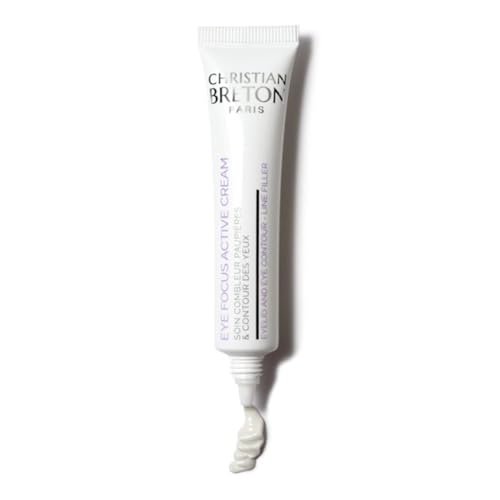 Christian Breton Eye Focus Active Cream - Deeply Hydrating Under Eye Cream with Squalane & Vitamin E - Ophthalmologist Tested, Made in France - 10 ml / 0.34 oz - görsel 4