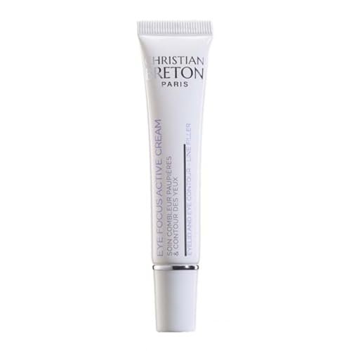 Christian Breton Eye Focus Active Cream - Deeply Hydrating Under Eye Cream with Squalane & Vitamin E - Ophthalmologist Tested, Made in France - 10 ml / 0.34 oz - görsel 2