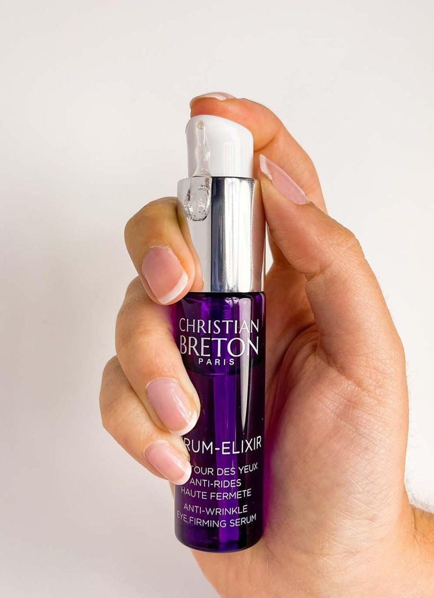 Christian Breton SÉRUM-ELIXIR Hydrating & Firming Under Eye Serum with Hyaluronic Acid, Squalene & Peptides, Ophthalmologist Tested, Made in France, 15 ml - görsel 3