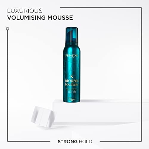 Kerastase Mousse Bouffante Luxurious Volumising Strong Hold Mousse - 150 ml | Volumizing Hair Mousse for Fine Hair Avelisse