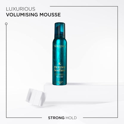 Kerastase Mousse Bouffante Luxurious Volumising Strong Hold Mousse - 150 ml | Volumizing Hair Mousse for Fine Hair Avelisse