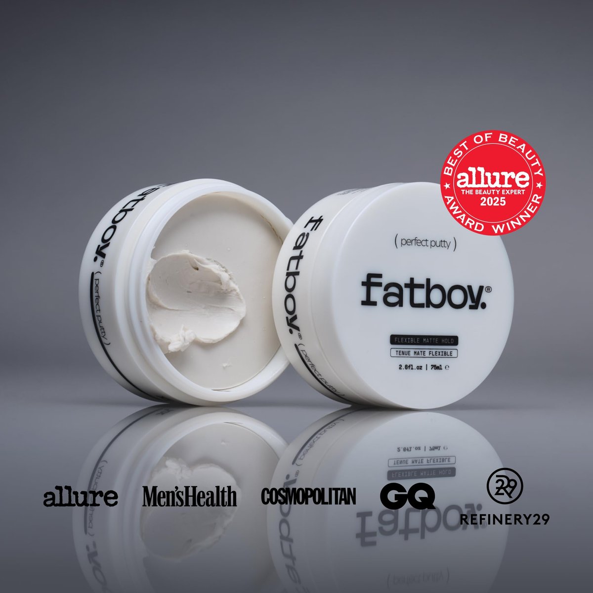 Fatboy Hair Perfect Putty - Medium Hold Styling Clay for Volume & Texture, Matte Finish, 2.6 oz - görsel 17