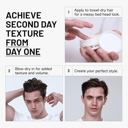Fatboy Hair Perfect Putty - Medium Hold Styling Clay for Volume & Texture, Matte Finish, 2.6 oz
