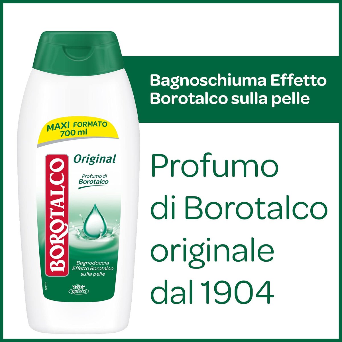 Borotalco Bagno Di Talco Hydrating Bath Foam 500ml (17.6 fl oz) – Italian Import - görsel 3