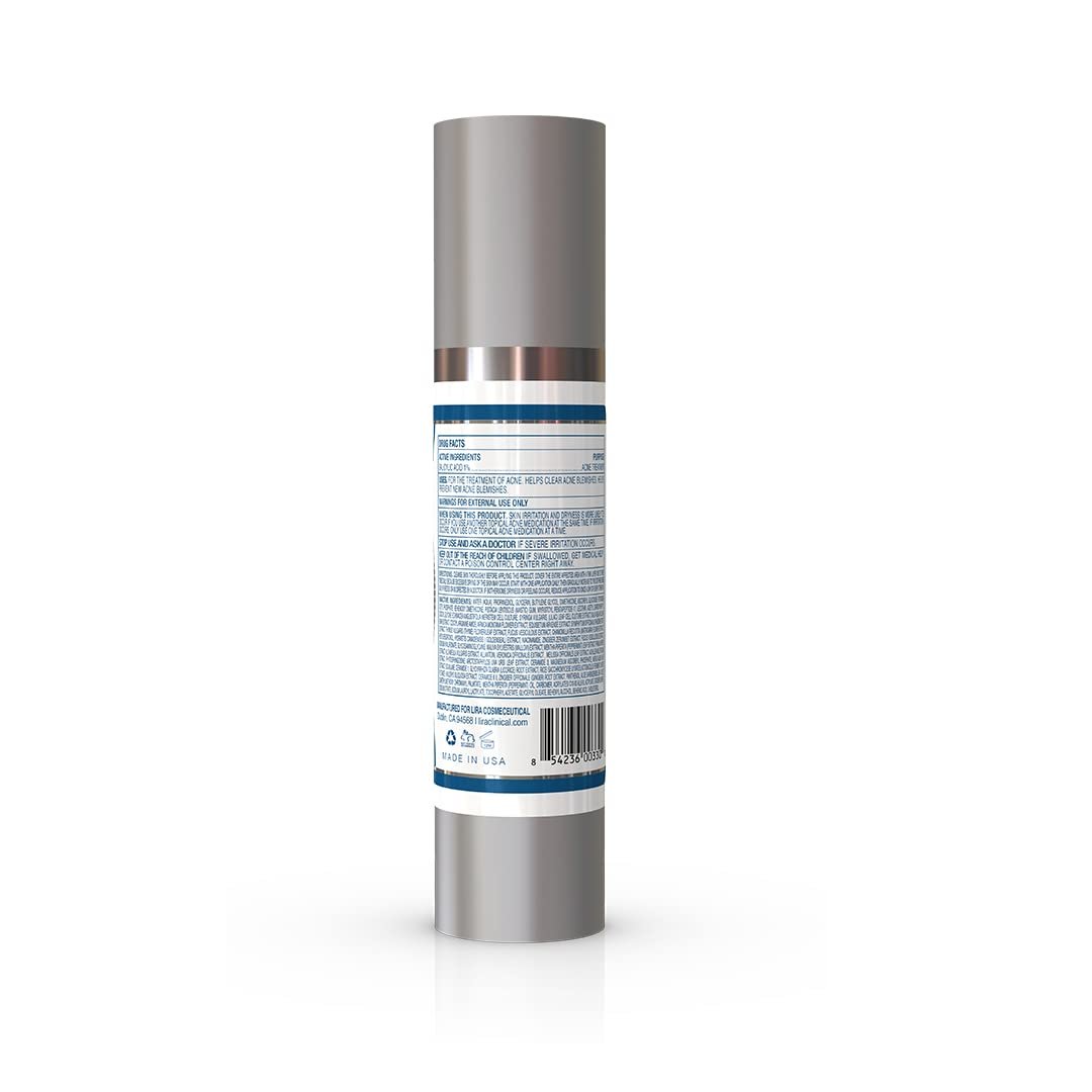 Lira Clinical ICE Balancing Lotion - Lightweight Oil Control Moisturizer with Niacinamide & Salicylic Acid - Soothing Facial Hydrator for Oily & Combination Skin - 50 ml Avelisse