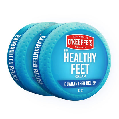 O'Keeffe's for Healthy Feet Foot Cream - 3.2 oz Jar (2 Pack) - Guaranteed Relief for Extremely Cracked, Dry Feet