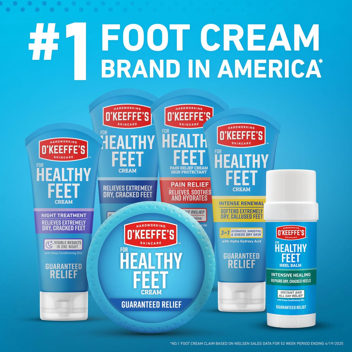 O'Keeffe's for Healthy Feet Foot Cream - 3.2 oz Jar (2 Pack) - Guaranteed Relief for Extremely Cracked, Dry Feet - görsel 13