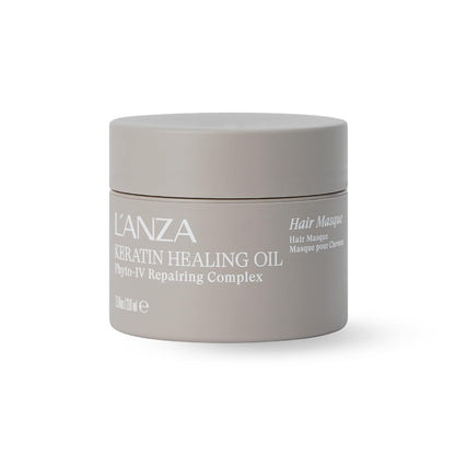L'ANZA Keratin Healing Oil Intensive Hair Masque - Deep Conditioning Mask for Damaged Hair, Restores Moisture & Shine, Color Safe, Sulfate Free (7.1 fl oz) Avelisse