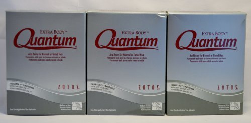 Quantum Extra Body Acid Perm 3 Pack - Long-Lasting Home Perm Kit for Voluminous Curls Avelisse
