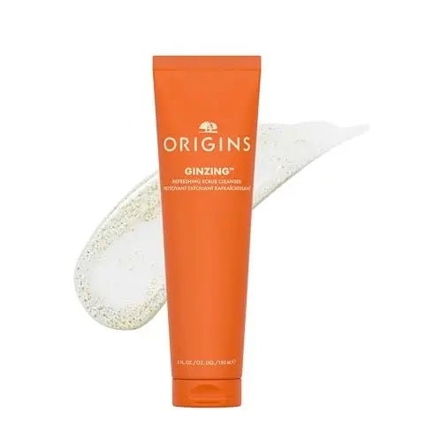 Origins GinZing Gentle Exfoliating Cleanser - Visibly Refines Pores & Brightens with Caffeine, Ginseng & Jojoba Beads, 5 Fl Oz Avelisse