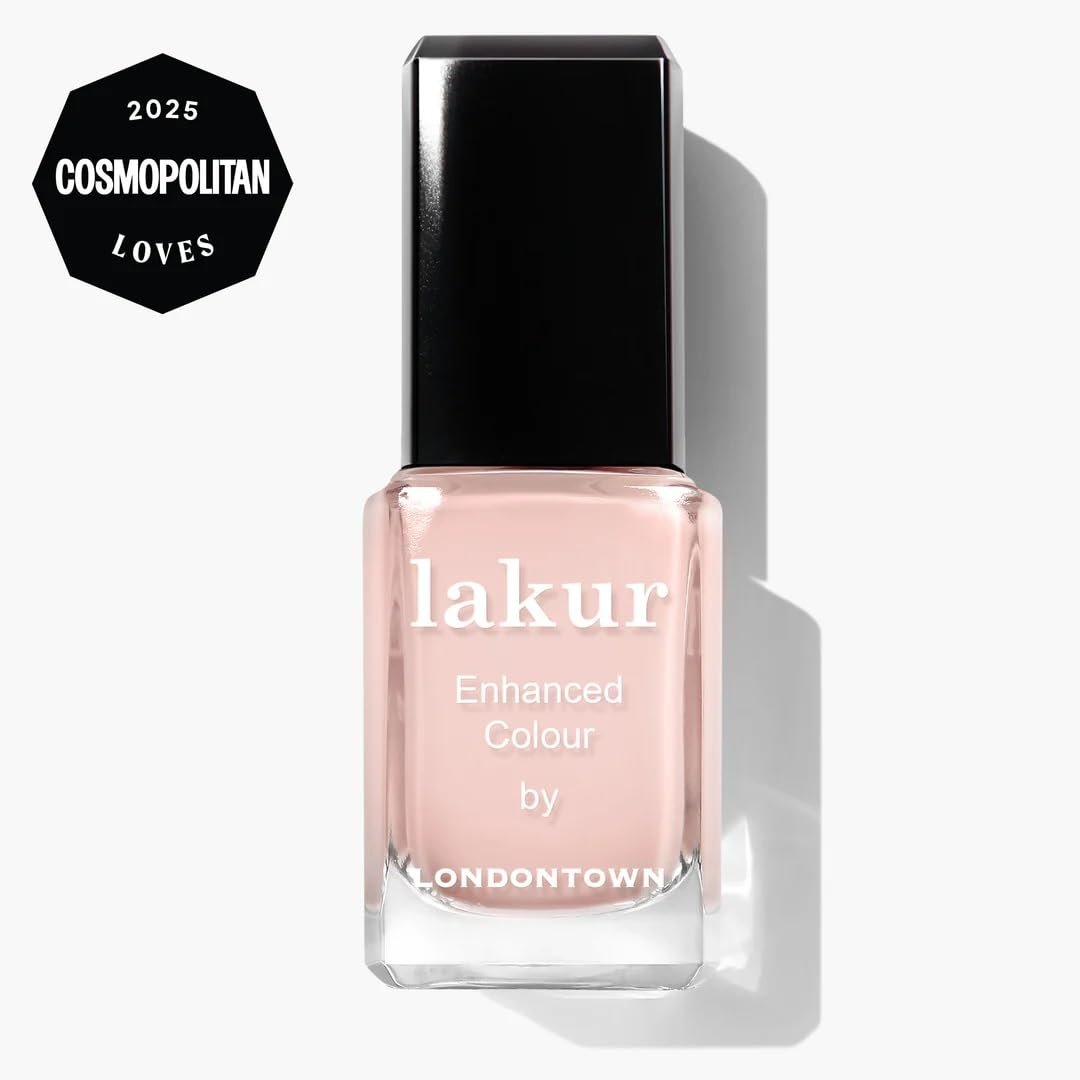 LONDONTOWN Lakur Nail Polish - Cheerio | 21+ Free Non-Toxic Vegan Nail Color, Long-Lasting & Chip-Resistant, Strengthens & Hydrates Nails, 0.4 Fl Oz Avelisse