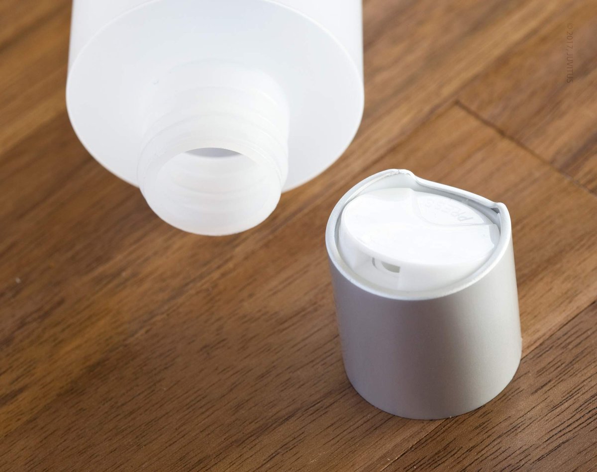 JUVITUS (2 Pack) 8 oz Clear Natural Refillable Plastic Squeeze Empty Bottle Containers with Silver Disc Cap - görsel 15