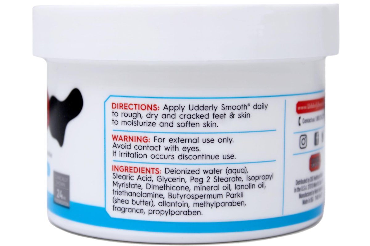 Udderly Smooth Foot Cream with Shea Butter - 8 oz Intensive Moisturizer for Dry, Cracked Feet - görsel 7