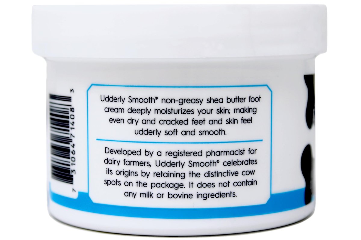 Udderly Smooth Foot Cream with Shea Butter - 8 oz Intensive Moisturizer for Dry, Cracked Feet - görsel 5
