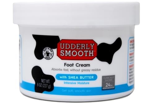 Udderly Smooth Foot Cream with Shea Butter - 8 oz Intensive Moisturizer for Dry, Cracked Feet - görsel 2