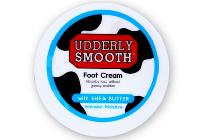 Udderly Smooth Foot Cream with Shea Butter - 8 oz Intensive Moisturizer for Dry, Cracked Feet
