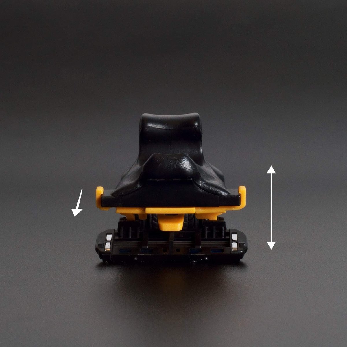 HeadBlade LE ATX Men's Head Shaving Razor – Black, Rigid Body, Multiblade Design, Non-Slip Rubber Ring for Easy Reach & Close Shave Avelisse