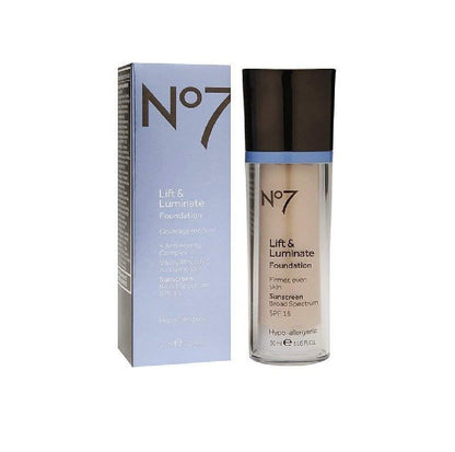 No7 Lift & Luminate Foundation - Warm Beige - 1.02 fl oz Avelisse