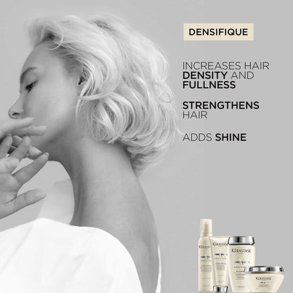 Kérastase Densifique Mousse - Leave-In Thickening Mousse for Fine, Thinning Hair with Hyaluronic Acid - Adds Volume, Body & Shine - 5 Fl Oz Avelisse