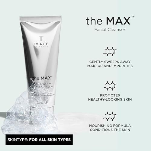 IMAGE Skincare the MAX Facial Cleanser – Silky Face Wash with Peptides for Youthful Looking Skin, 4 fl oz Avelisse