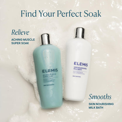 ELEMIS Aching Muscle Super Soak 400ml | Natural Bath Milk Soak for Muscle Aches & Tension Relief Avelisse